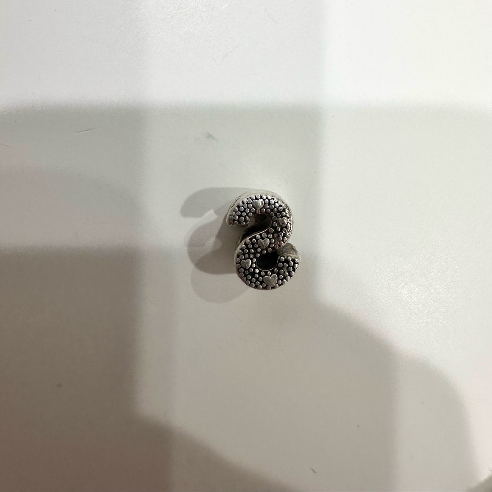 Letter S Pandora Charm